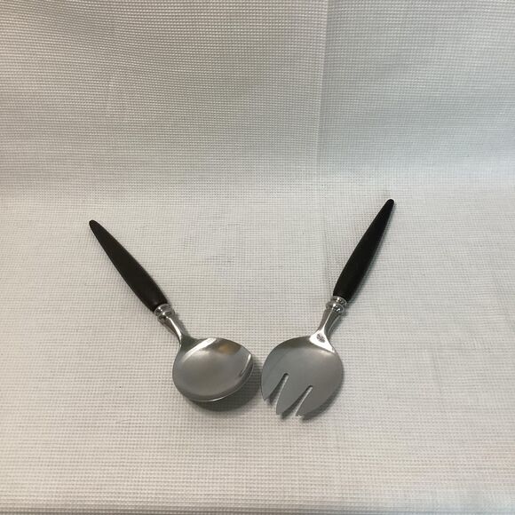 Guildcraft Forged Stainless Salad Set Vintage 60s - Picture 5 of 9